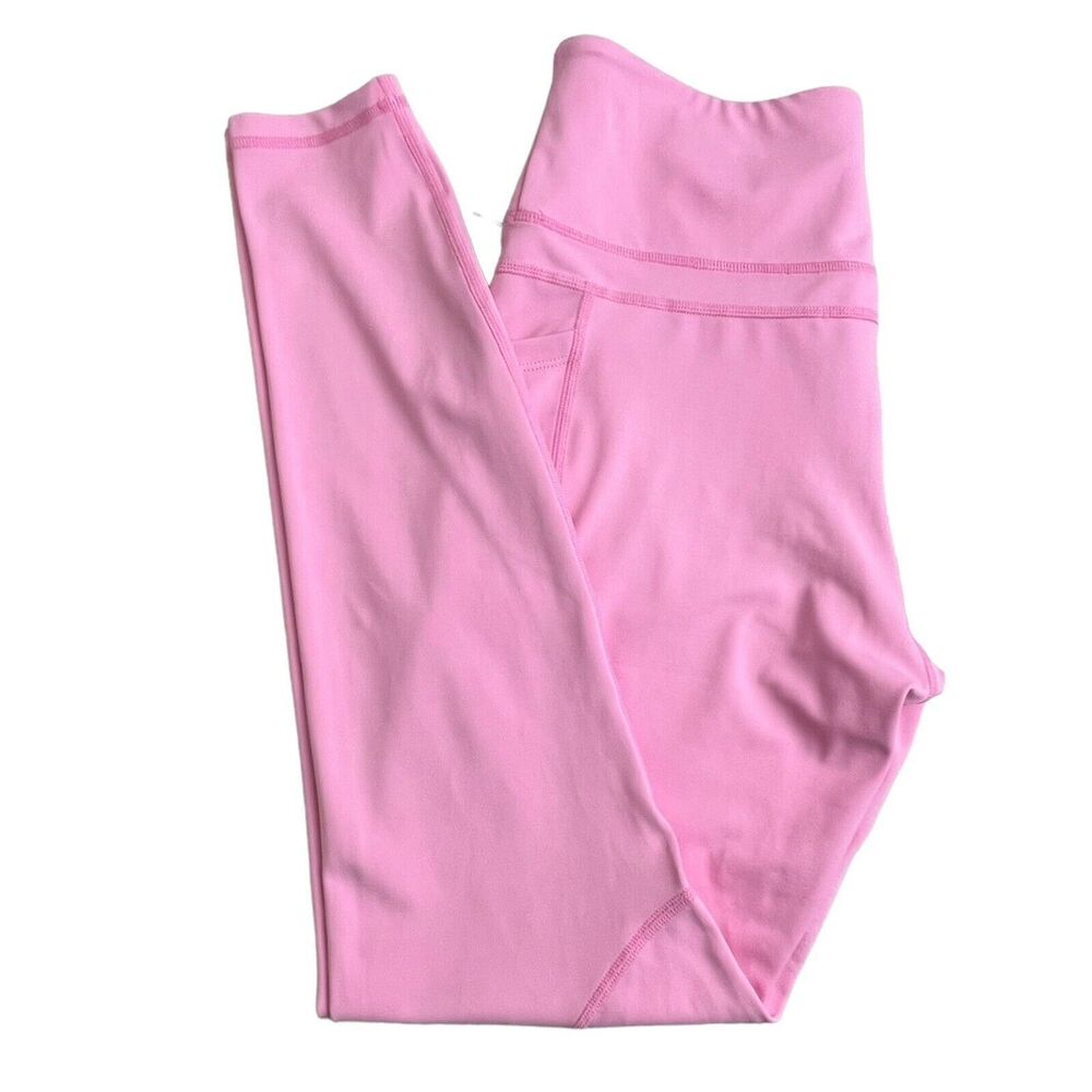 Zyia Active Womens Pink High Rise Full Length‎ Leggings 12 NWOT